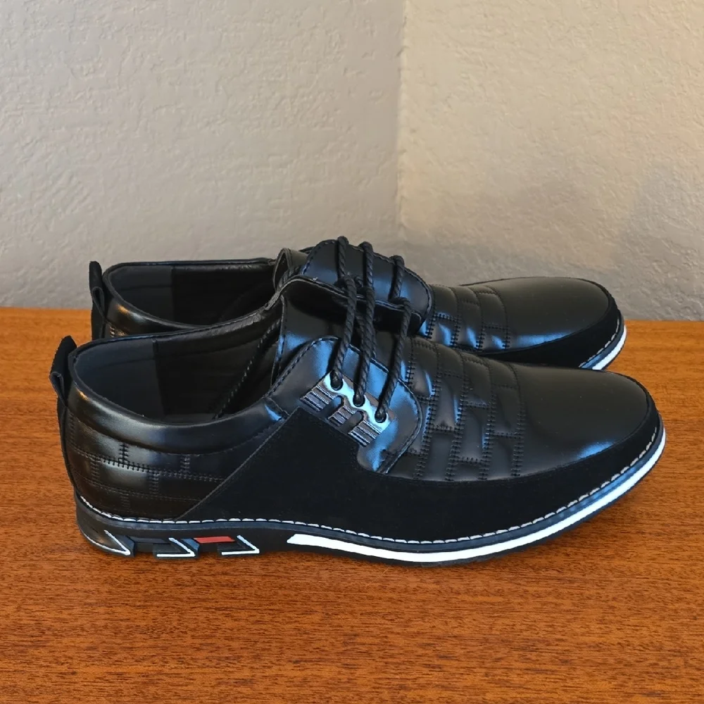 Gatsby Men's Black Oxfords Size